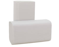 Euro Handdoekpapier Z-vouw 2-laags recycled wit (3800 stuks)
