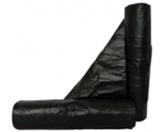 Plastic zak 45x50 T25 zwart per doos à 40 rollen (1000 zakken)