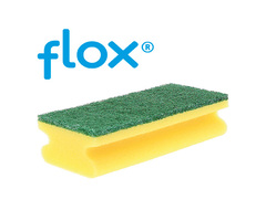 Schuurspons groen/geel met grip Schuurspons groen/geel met grip